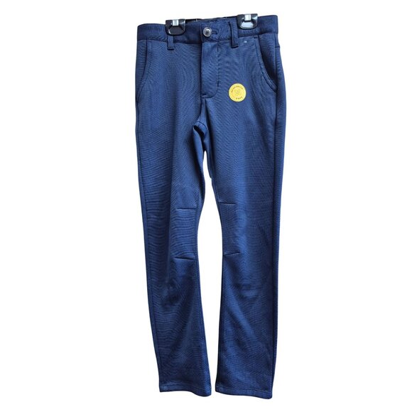 Boys Knit Fashion Pants Cat & Jack Navy Blue Size 8 With Reinforced Knees - Picture 3 of 9